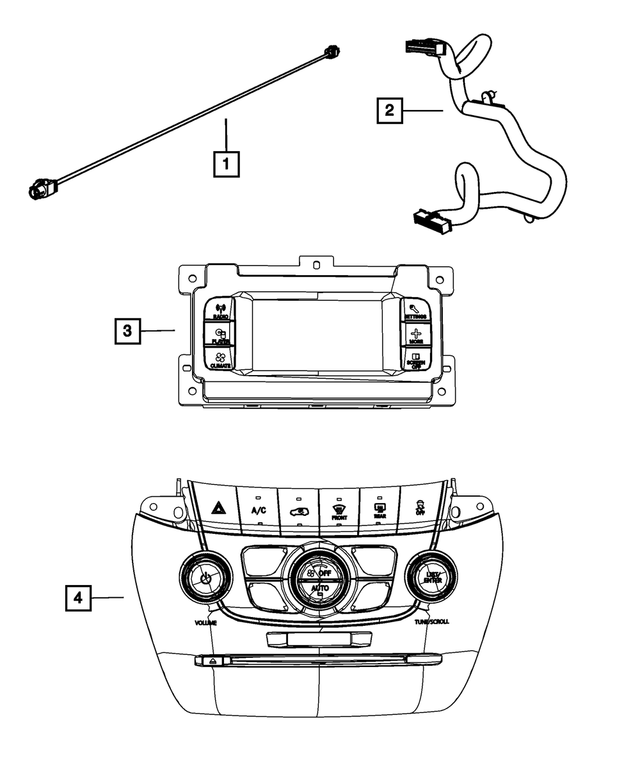 20112020 Dodge Journey Jumper Cable 68082364AC Mopar eStore