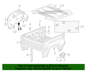 11612034 - Multi-Purpose Nut 2012-2023 GM | GMPartsNow