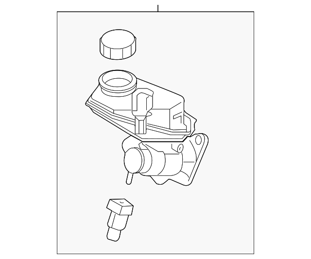 2008-2015 Land Rover Master Cylinder LR067017 | JaguarParts.com
