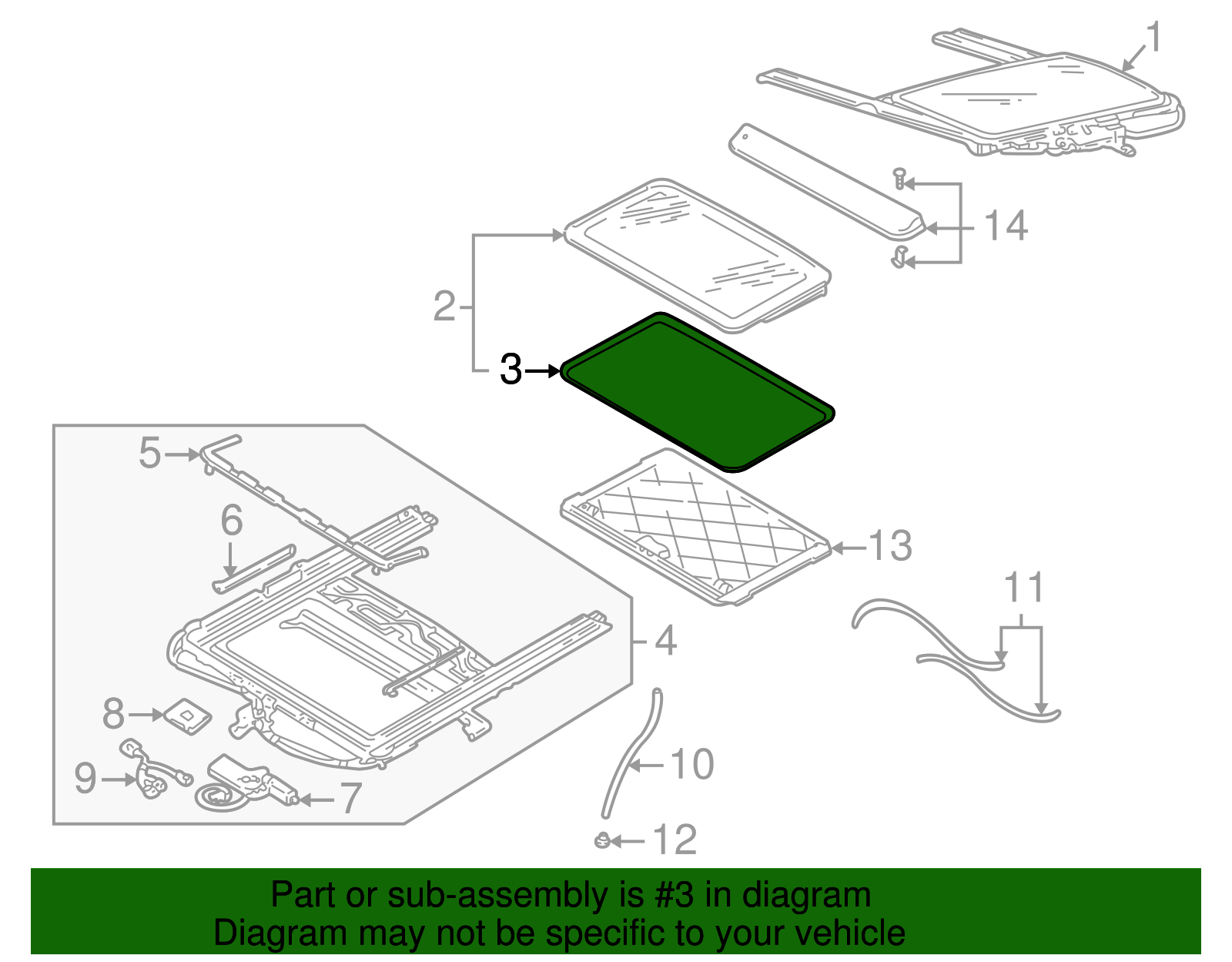 Seal - Ford (XW4Z-5451884-AA)