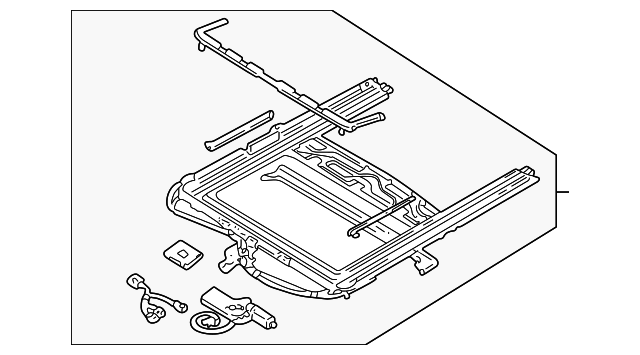 Track Assembly - Ford (XW4Z-5451070-AA)