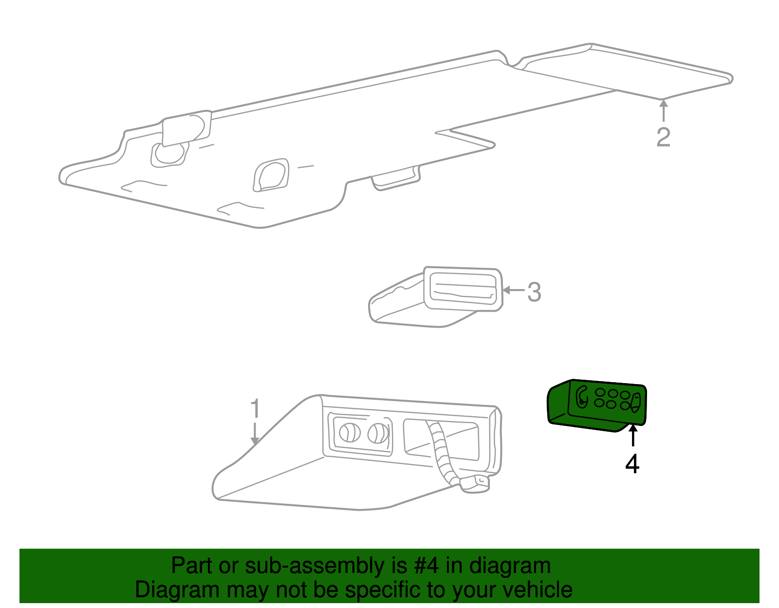 Control Assembly-AM/FM Stereo Rdo            *Ebony - GM (9361921)