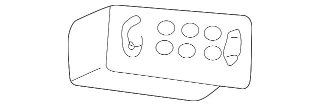 Control Assembly-AM/FM Stereo Rdo            *Ebony - GM (9361921)
