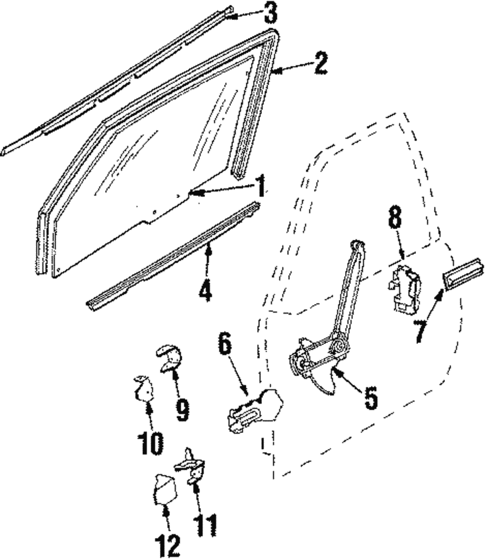 Window Regulator - GM (20446077)