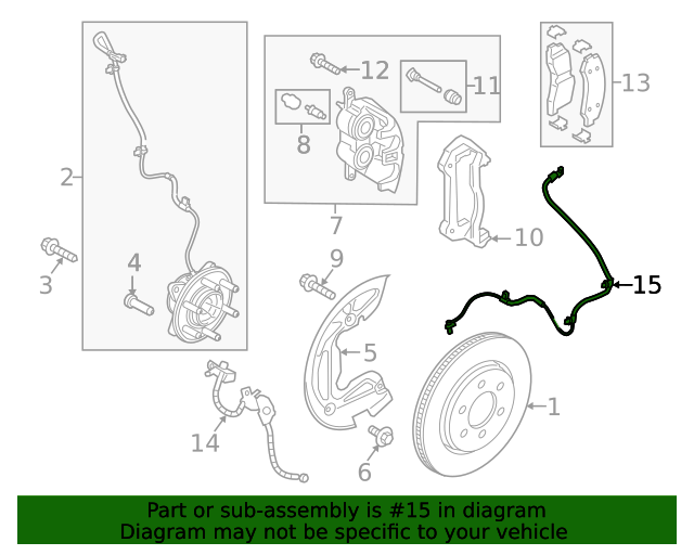 20212023 Ford F150 OEM ABS Sensor ML3Z2C204L Ford Parts Center