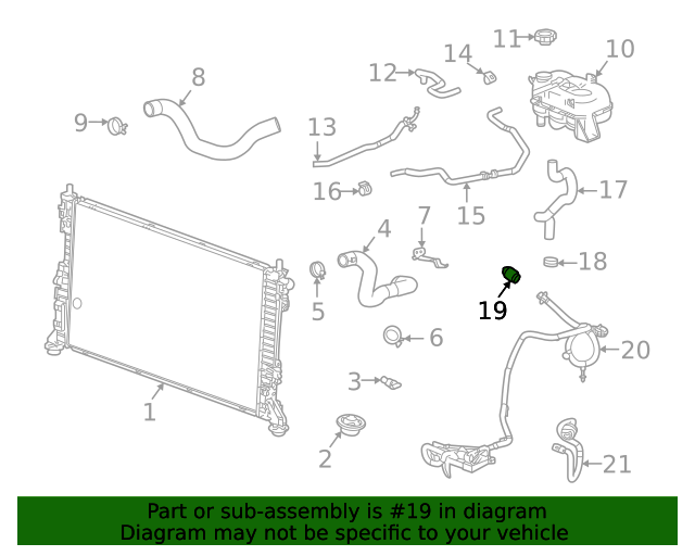 12586687 Engine Block Heater 20142024 GM Chevrolet Parts Direct