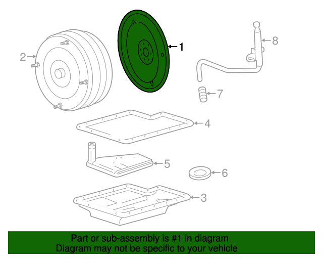 Genuine OEM Ford Part Automatic Transmission FlexPlate JL3Z6375B