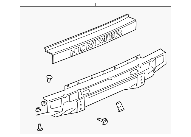 Bar Assembly-Rear Bpr Imp - GM (15778407)