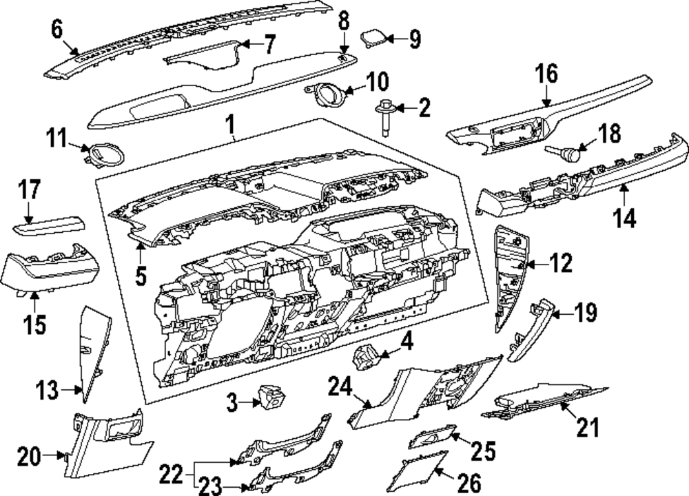 LJ8Z-18978-AF - Speaker Grille 2021-2024 Ford Mustang Mach-E | Big 3 ...
