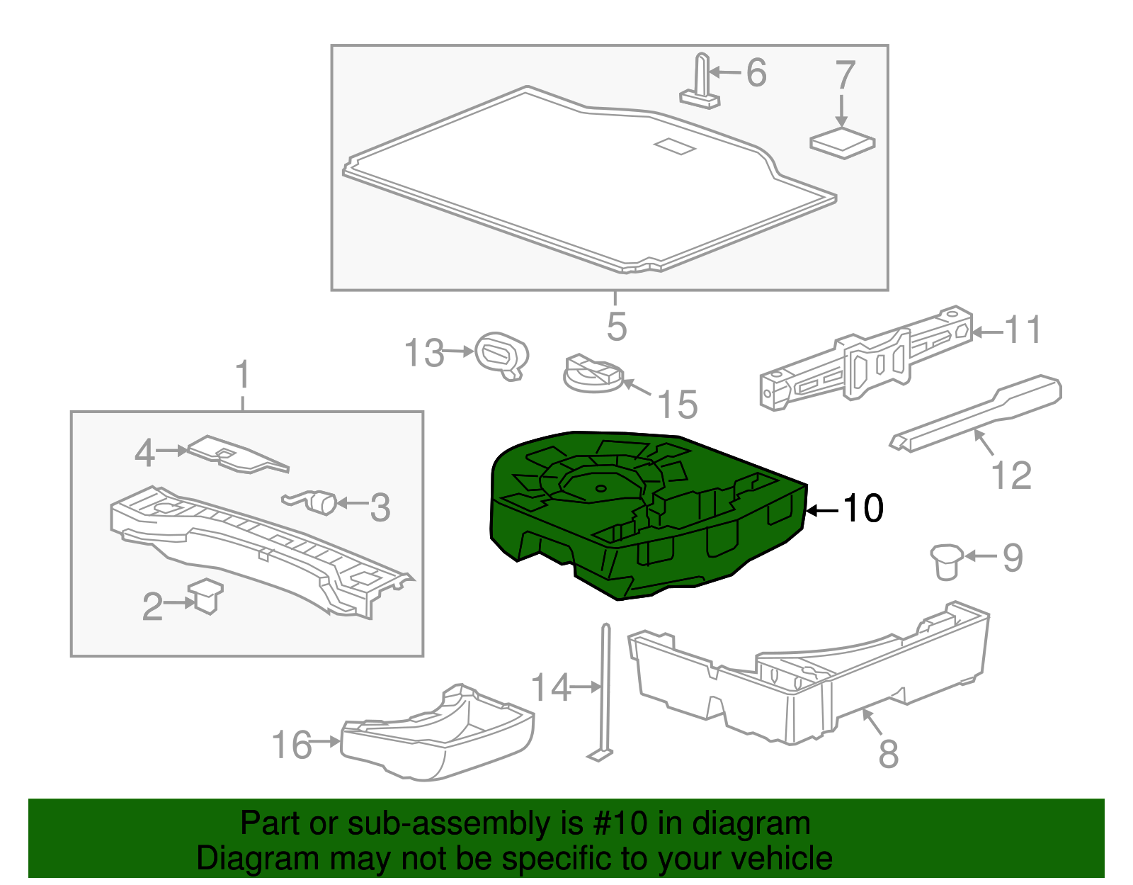 Storage Compartment - GM (95320127)