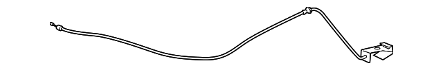 Hood Latch Release Handle with Cable - GM (25854191)