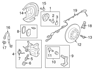 WHT-003-864-C - ABS Wheel Speed Sensor 2015-2023 Volkswagen ...