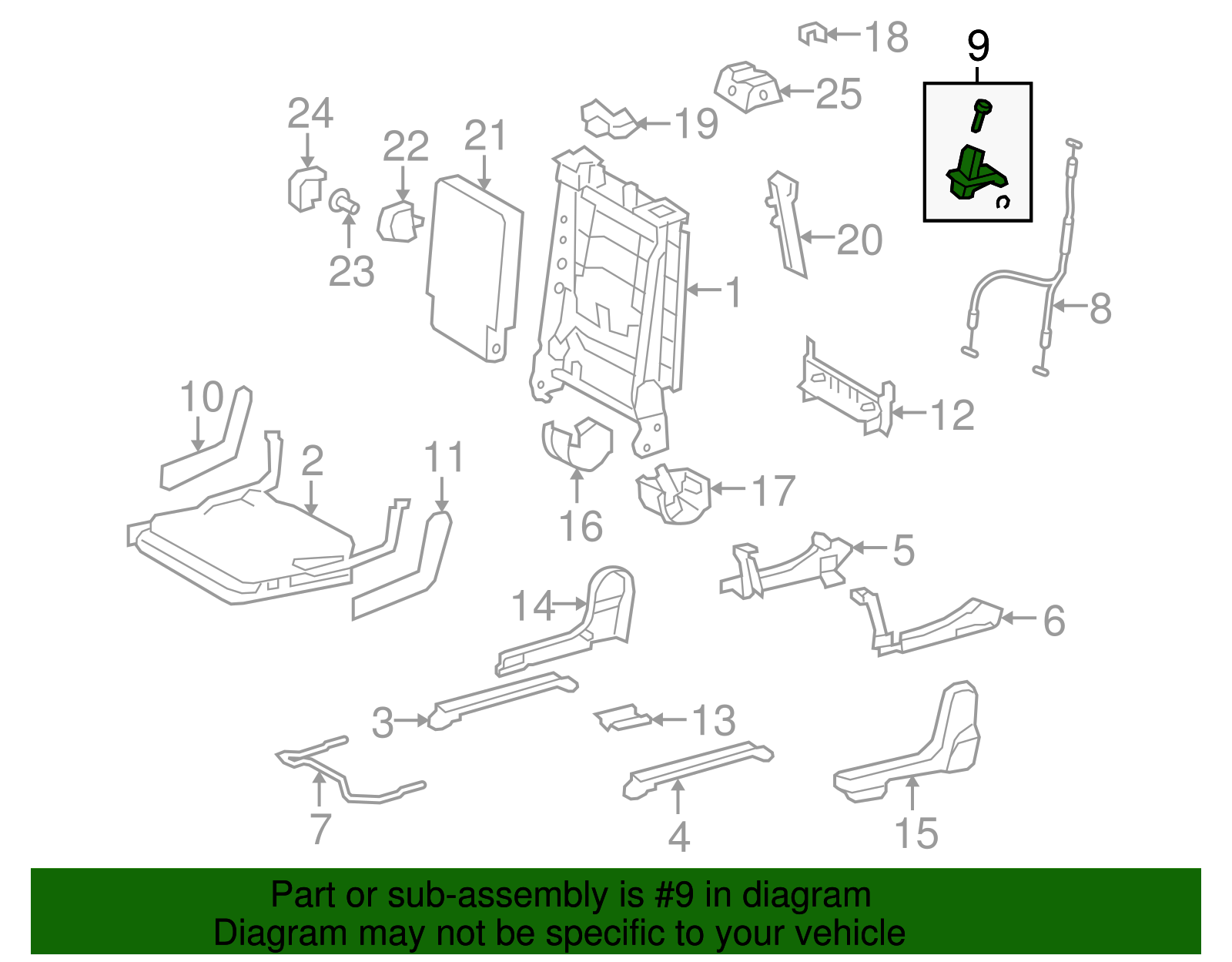 2007-2022 Toyota 2007-2022 Toyota - Lock Lever 72058-0E010-E0 | Sparks ...