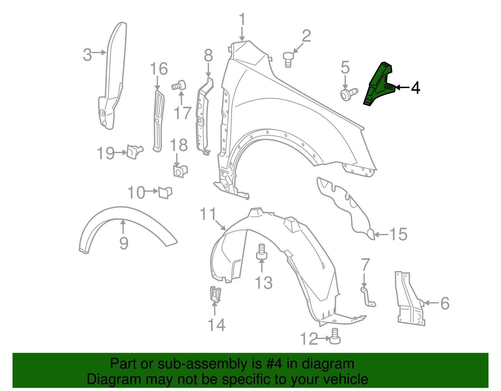 Air Cleaner Snorkel Insulator - GM (96661373)