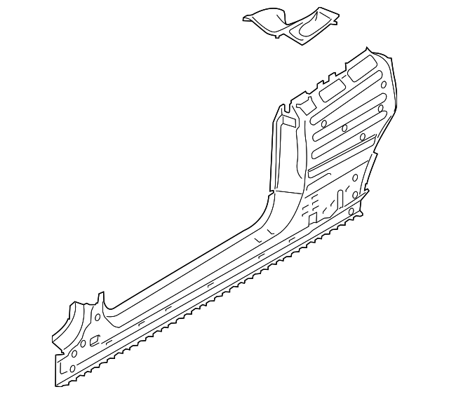 Genuine BMW 41-21-7-347-011 | Outer Rocker | FREE Shipping on Most ...
