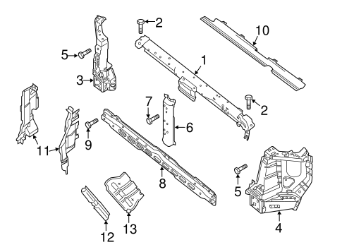 Headlamp Components for 2013 Nissan NV1500 #1