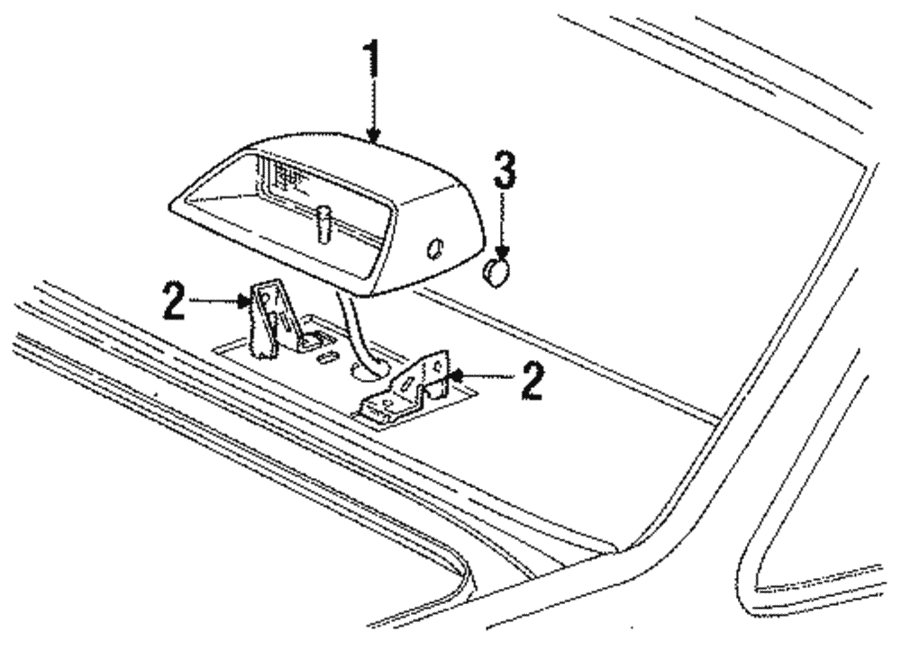 High Mount Lamp - Ford (E83Z-13A613-B)