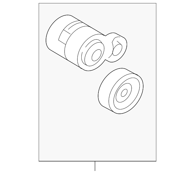 Tendeur De Courroie Pour Hyundai Sonata & Santa Fe 2015-2020 (2.0L, 2.4L) - Réf. 25281-2GGB3