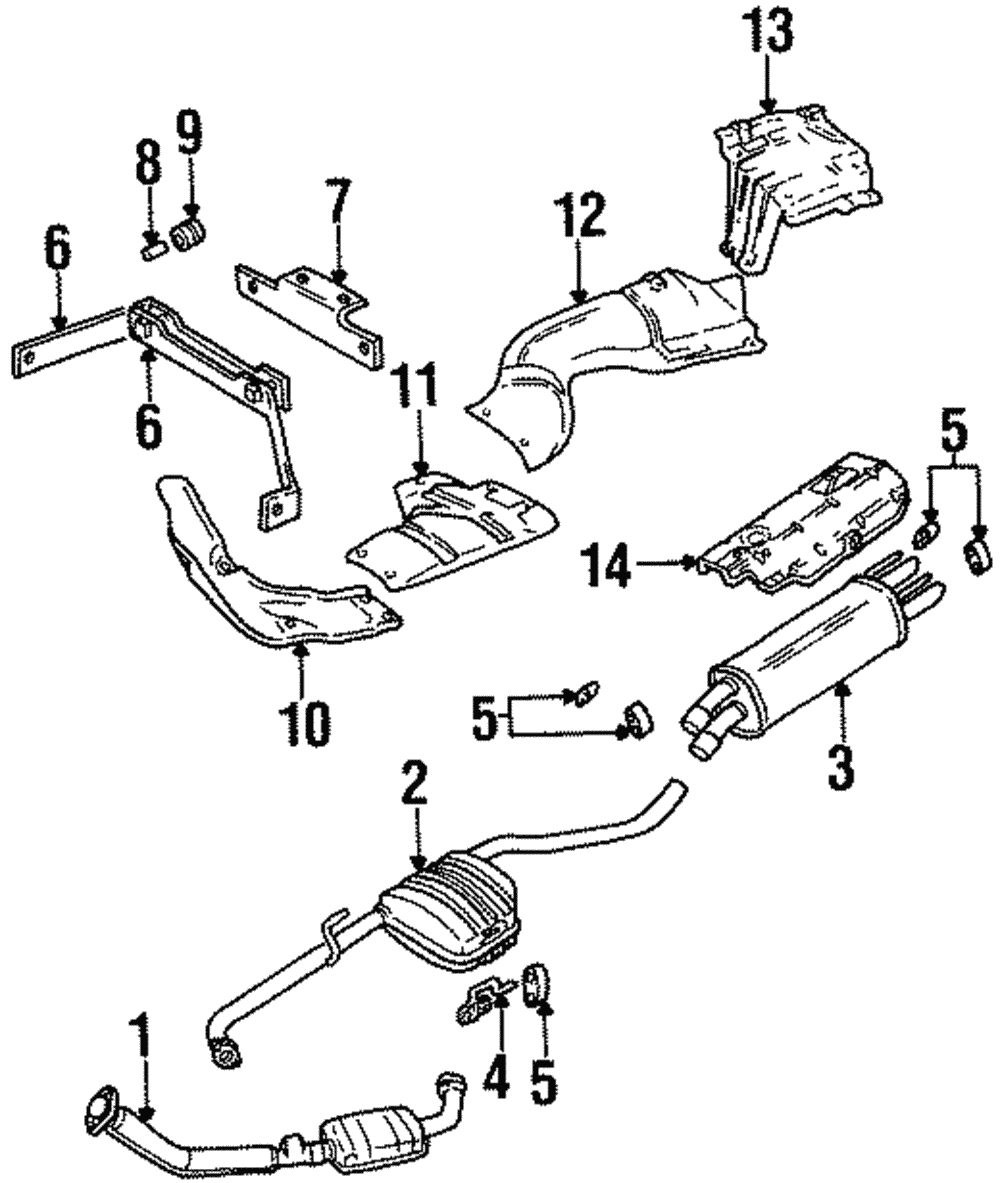 Resonator Assembly, Exhaust - GM (93192230)