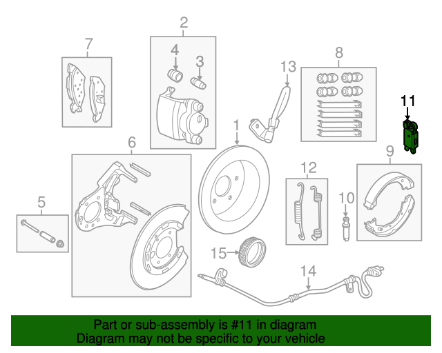 20032011 Ford OEM NEW 0311 Ford Lincoln F150 Left Parking Brake Lever