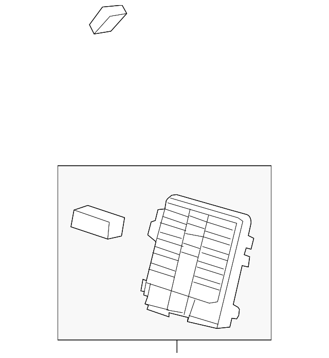 20072014 GM Body Wiring Harness Junction Block 20813086