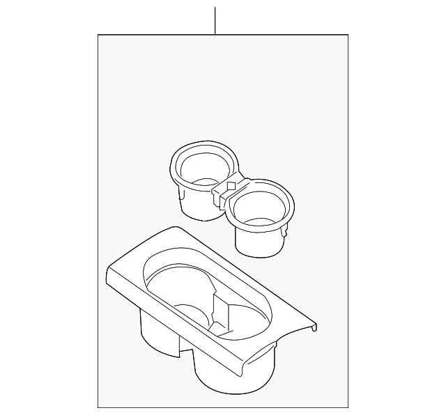 20082019 Nissan Front CupHolder 969319BH0A