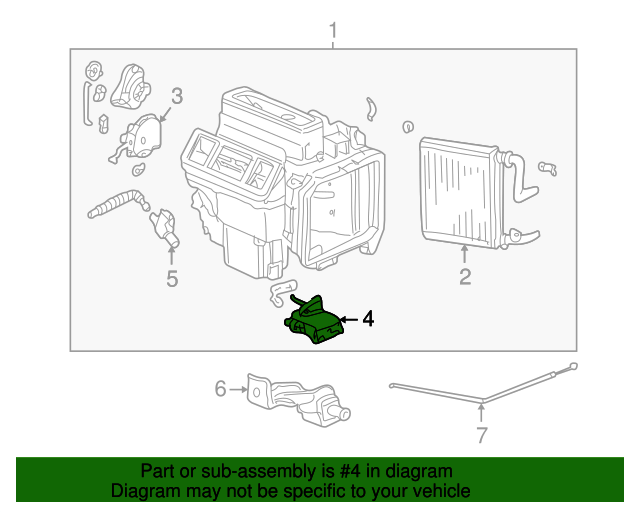 Genuine OEM Acura Door Actuator Part 79160S0XA01 Acura Parts For Less