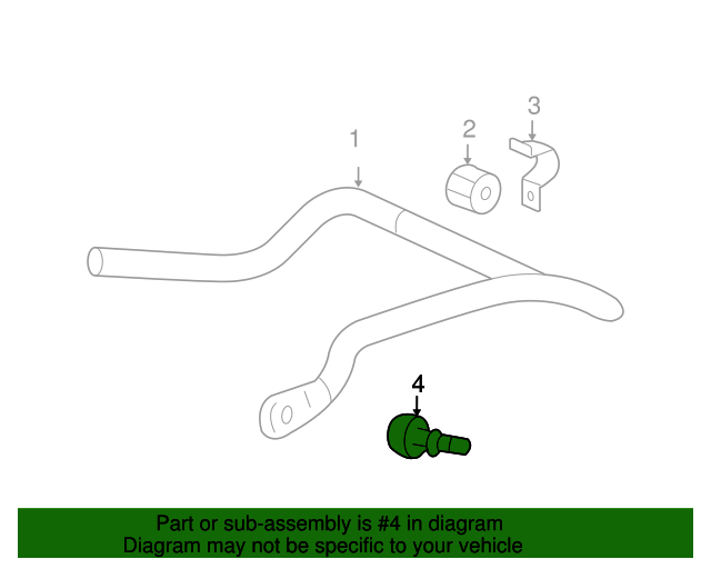 19972016 GM Rear Suspension Stabilizer Shaft Link 20985982 Auto