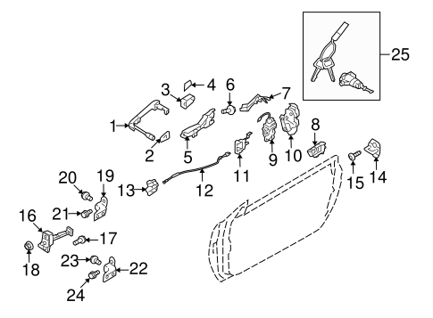 Exterior Genuine Hyundai 82651-2H000-M8S Door Handle Assembly