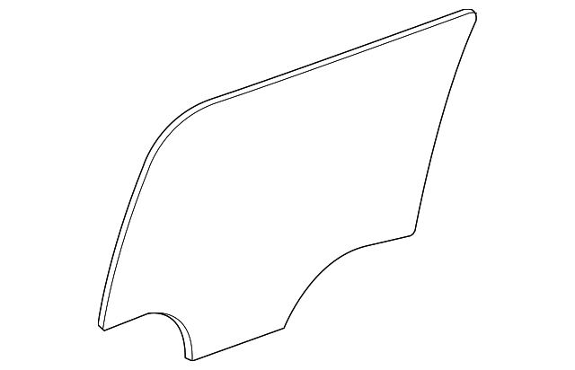 Rear Passenger Side Door Window - GM (84321996)