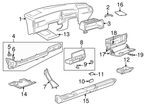 Instrument Panel Components for 2002 Volkswagen Cabrio #0