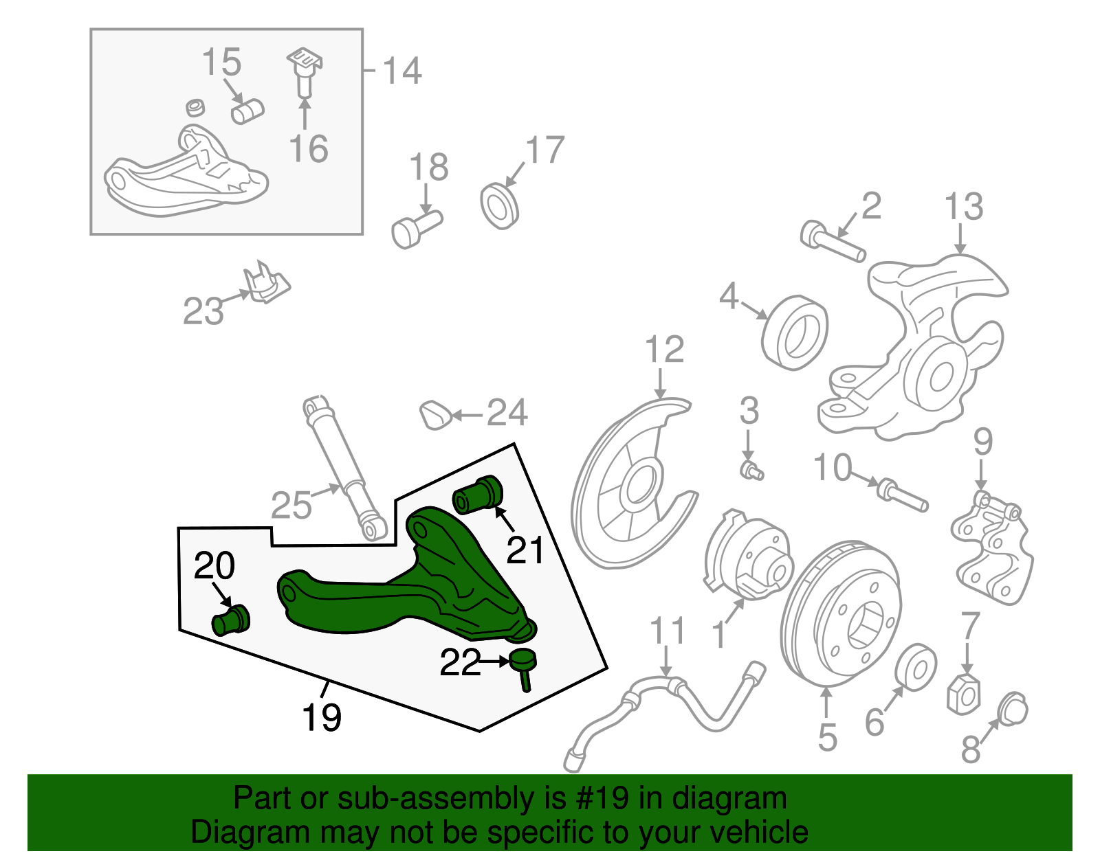 Lower Control Arm - GM (12472995)
