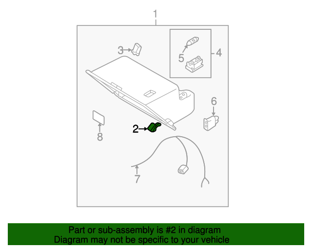 20032008 Hyundai Tiburon Glove Box Assembly Bumper 845182D000 OEM