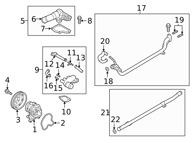 2015-2021 Hyundai Lower Hose 25415-B1100 | OEM Parts Online