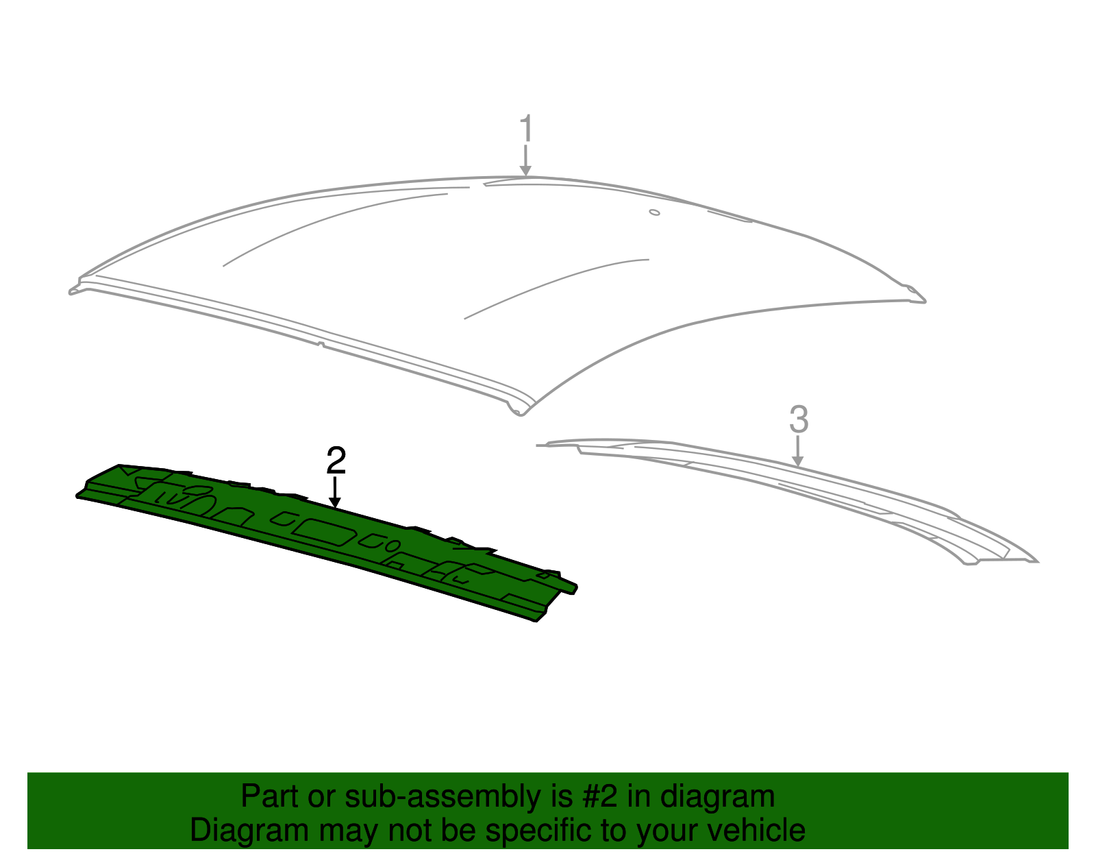 Windshield Header - Ford (FR3Z-6303408-A)