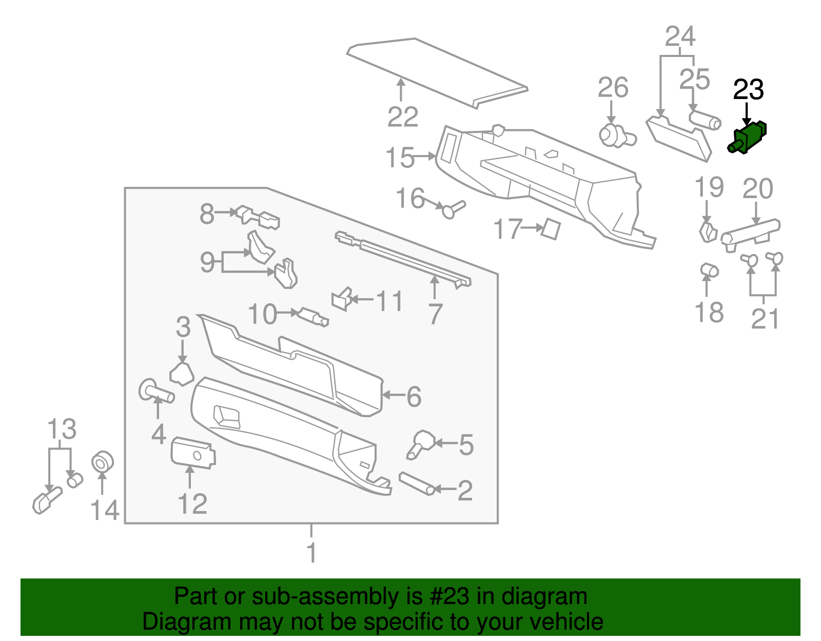 Instrument Panel Dimmer and Dome Lamp Switch - GM (94580496)