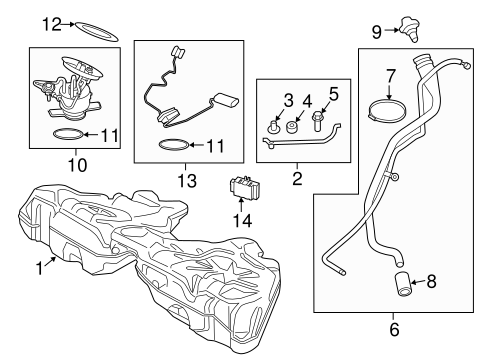 Fuel System Components for 2015 BMW 650i Gran Coupe | BMW of South ...