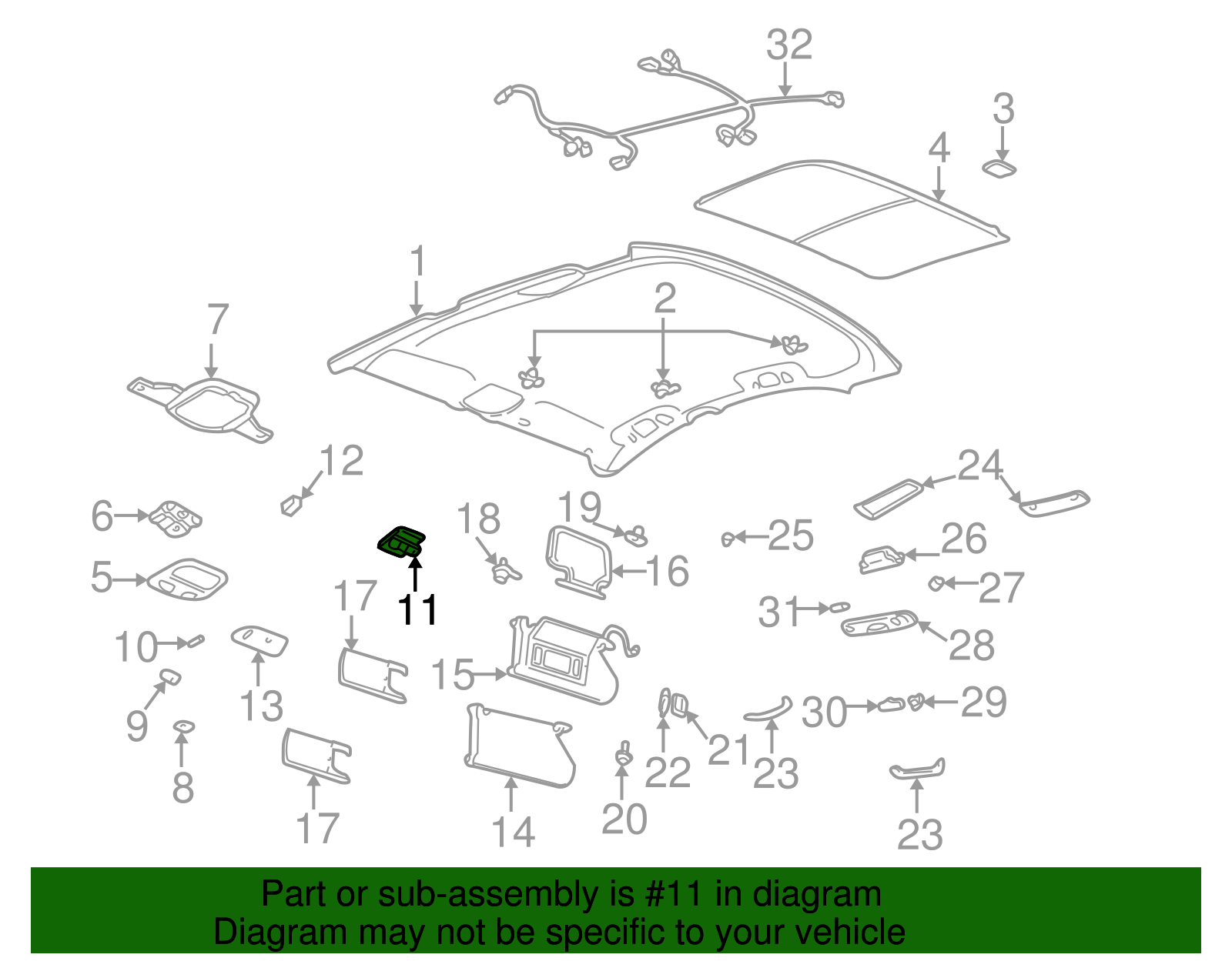 Garage Dr Opener - Buick (25754321)