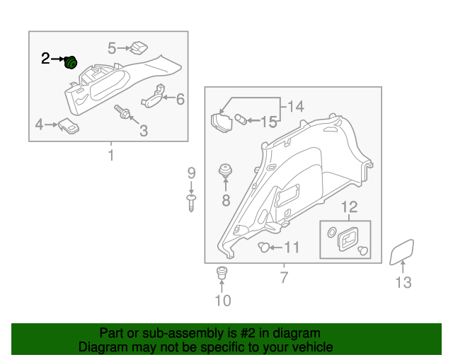 20102023 Kia OEM NEW 1020 Kia Door Trim Panel Retainer Sill Trim Clip