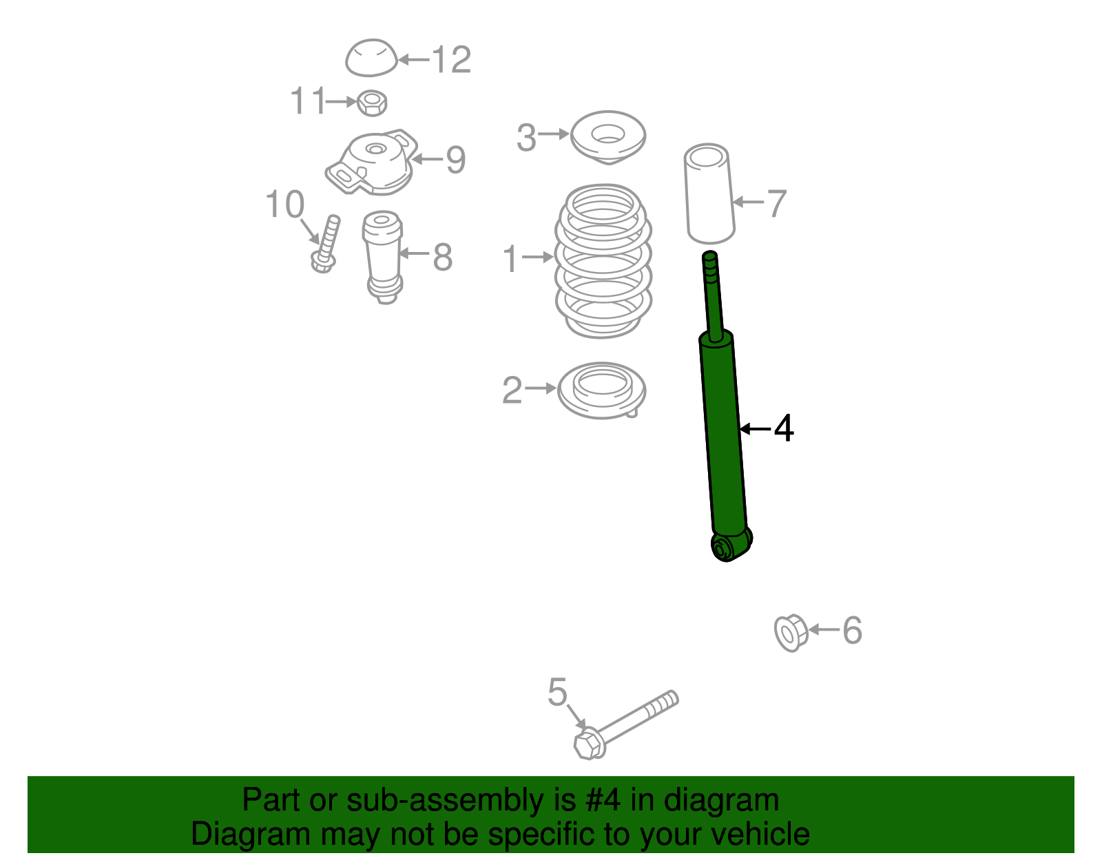 Shock Absorber 5QM-513-029-M