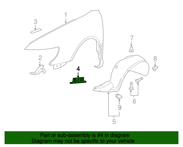 Spacer Plate 3D0-821-187-D