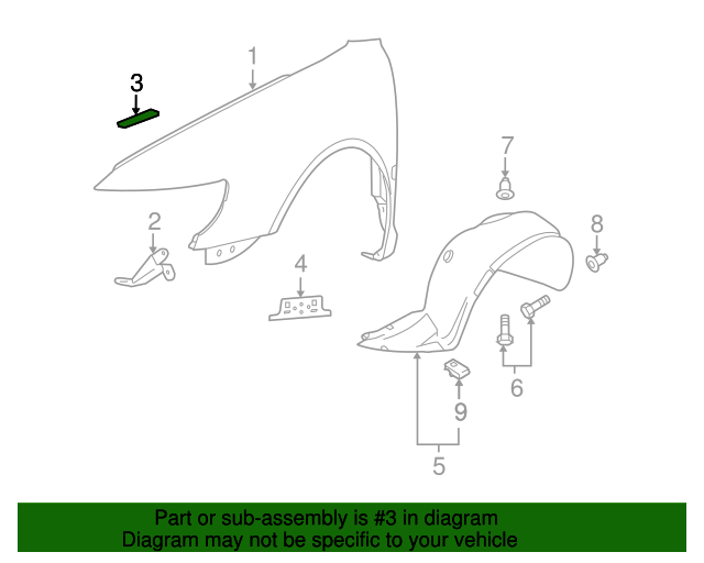 Upper Bracket 3D0-821-142-A