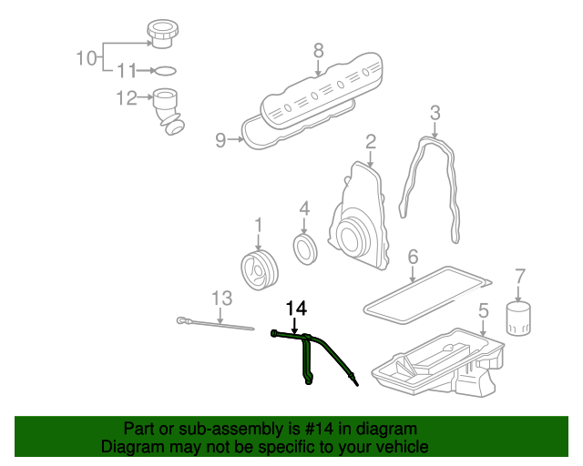 12563918 Dipstick Tube GMPartsNow