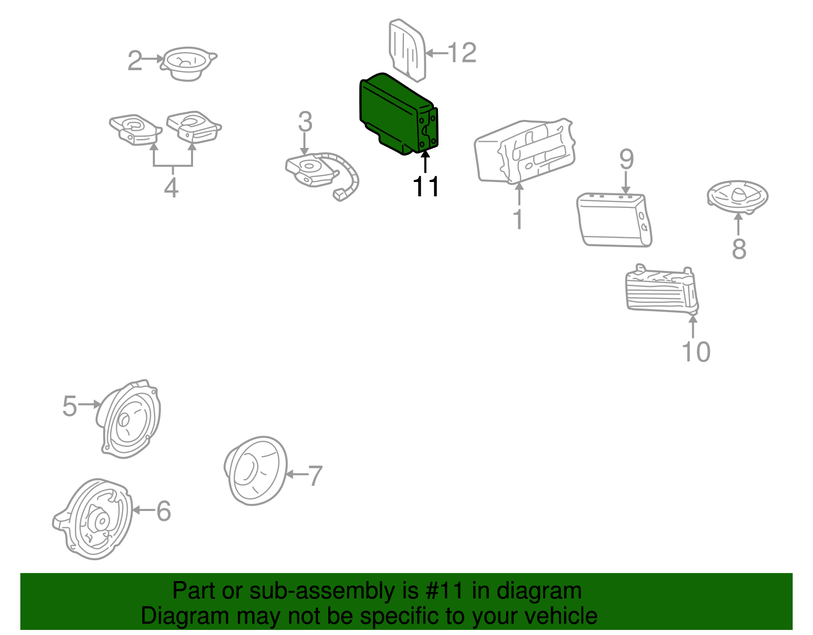 CD Player - GM (12370286)