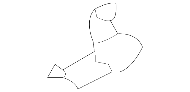 Reservoir Hose Bracket - Volkswagen (7L6-121-079-E)