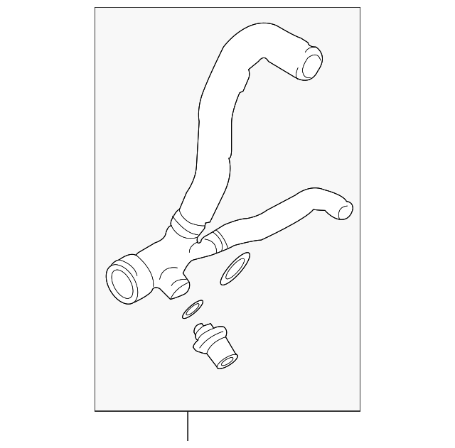 Lower Hose - Volkswagen (7L6-122-051)