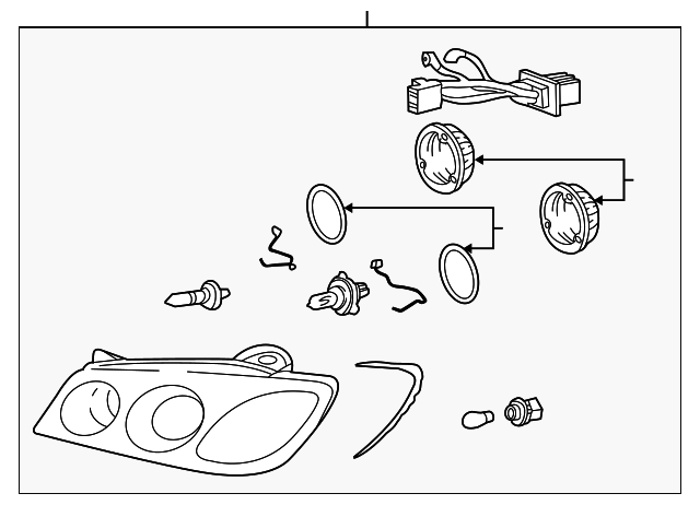 Genuine Hyundai Parts 92102-39051 Passenger Side Headlight Assembly Composite Genuine Hyundai Parts 92102-39051 Passenger Side Headlight Assembly Composite