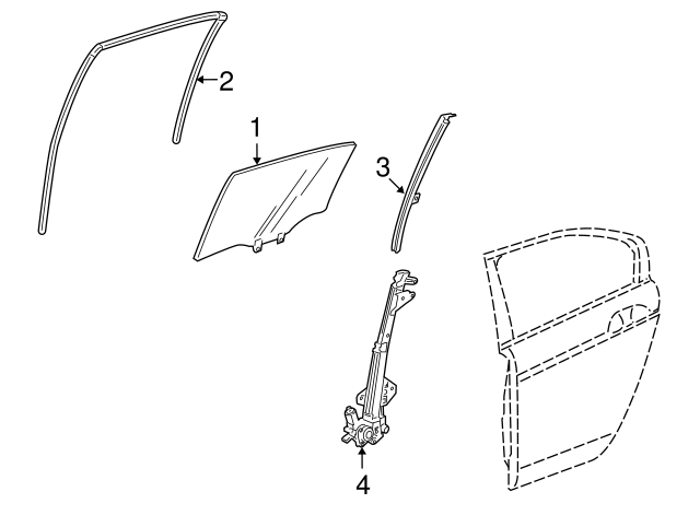 72771-TP6-A01 - Guide 2010-2015 Honda | Honda Parts Online