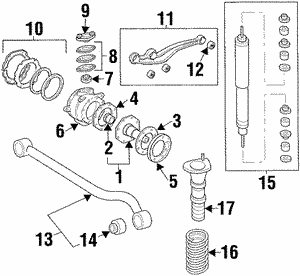 90381-33001 - Spindle Bushing - 1996-1997 Lexus LX450 | MyLexusParts 