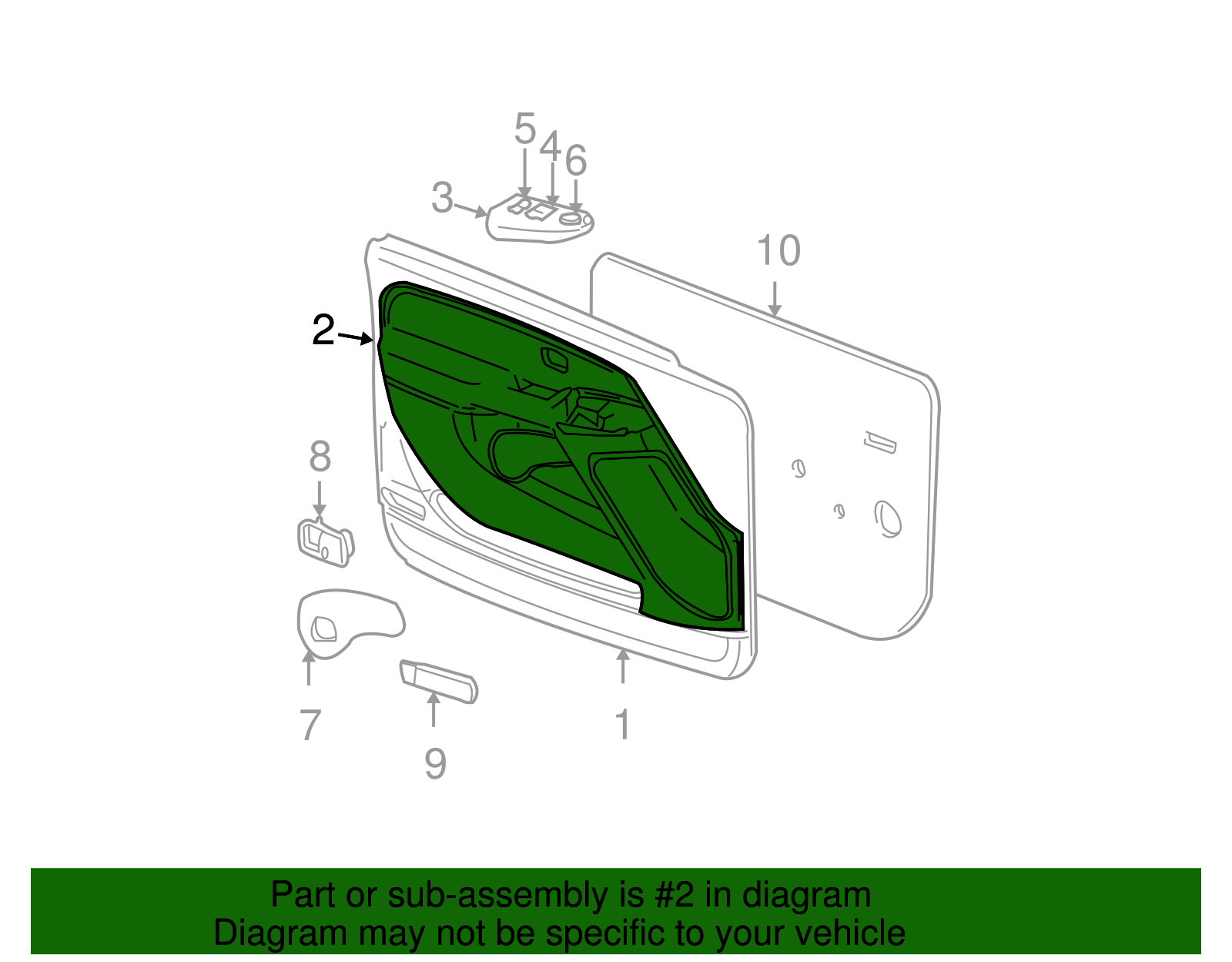Armrest - GM (88891900)